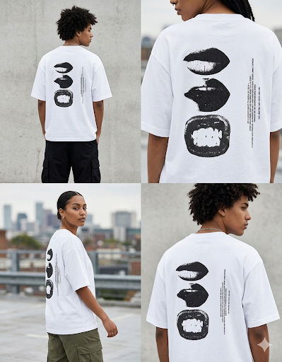 Lips Don’t Lie Oversized T-Shirt