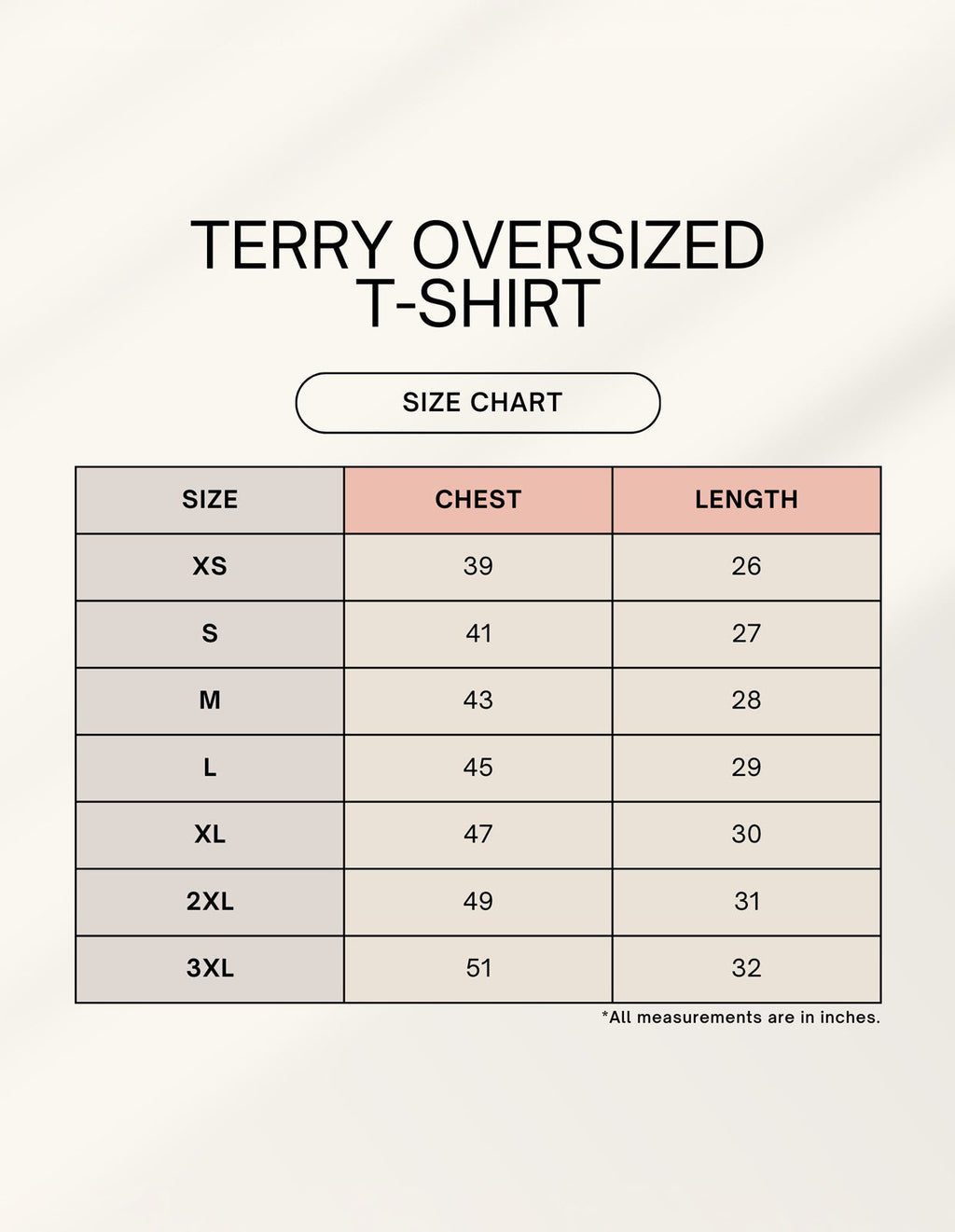 Terry Oversized Short Sleeve T-Shirt
